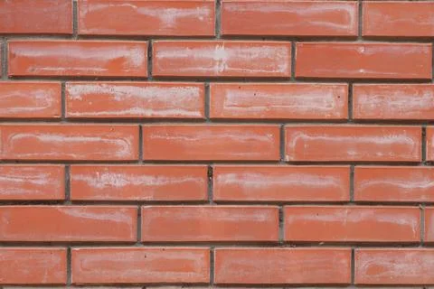 Brick red wall. background of a old brick house. Red brick wall texture bac.. Stockfoto's