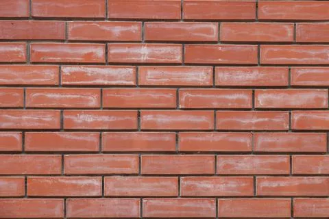 Brick red wall. background of a old brick house. Red brick wall texture bac.. 스톡 사진