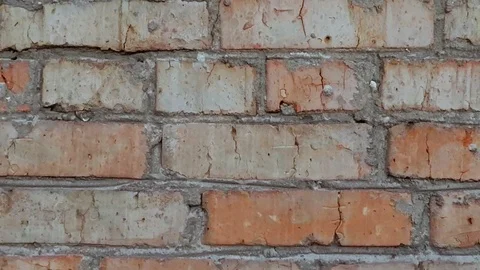 Brick red wall Stock Footage 98279673