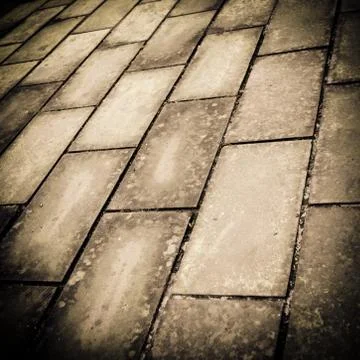 Brick road Foto stock