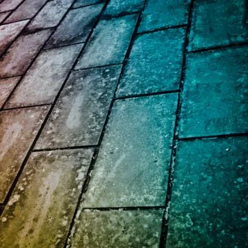 Brick road Stock Photos