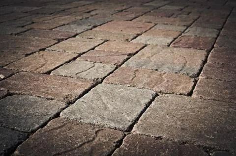 Brick road Stock Photos