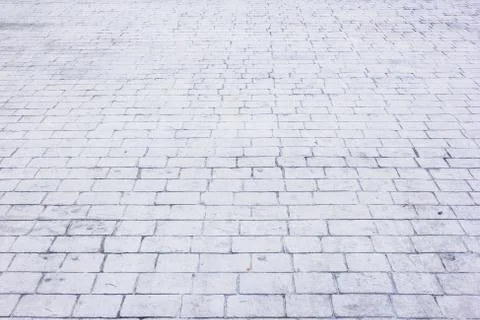 Brick road Foto stock