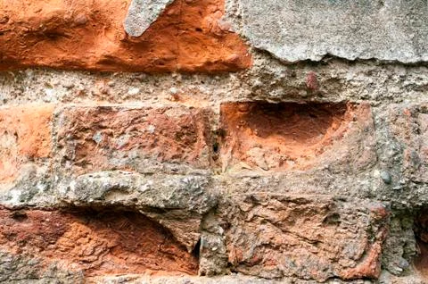 Brick ruins Foto stock