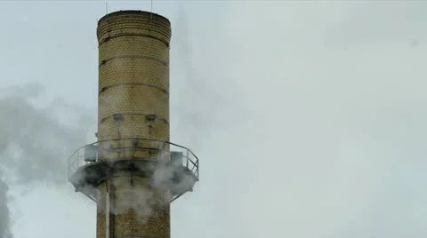 Brick Smokestack Stock-Footage 21888256