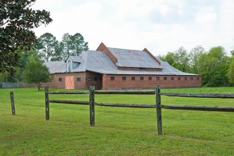 Brick stable Stock Photos