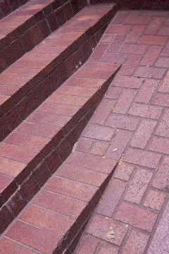 Brick stairs Stock Photos