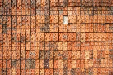 Brick stone pattern wall Stock Photos
