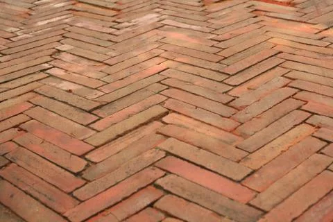 Brick street Stock Photos