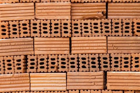 Brick texture background for interior exterior decoration and industrial. Foto stock