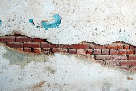 Brick Texture with mortoar Stock Photos
