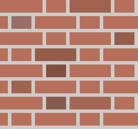Brick Texture Seamless Background Illustrazione stock