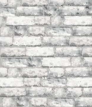 Brick texture Vector watercolor. Stone background template decors Stock Illustration