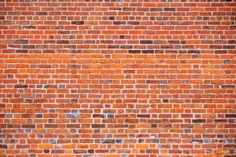 Brick texture for wall background design. Clinker brickwall backdrop. Old r.. Stock Photos