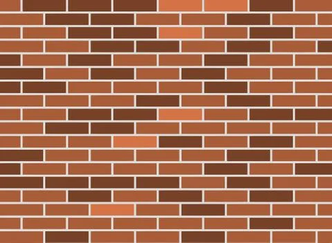Brick texture wall material building brown illustration Stock Illustration