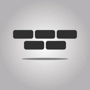 Brick - vector icon Illustrazione stock