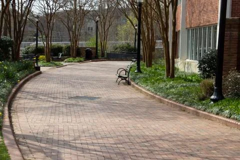 Brick Walk Stock Photos