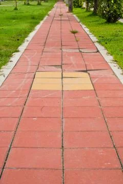 Brick walkway Stock Photos