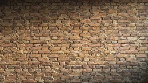 Brick wall 3d rendering Stock Illustration