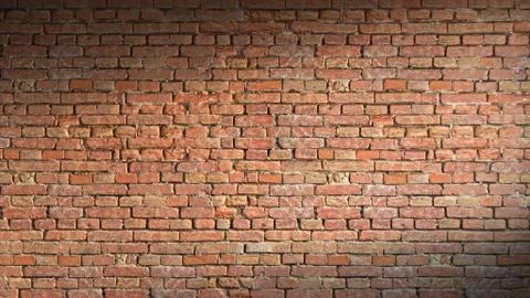 Brick wall 3d rendering 스톡 일러스트