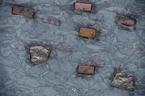 Brick wall. Abstract background with bricks 스톡 일러스트