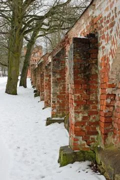 Brick wall and Tower Stock Photos