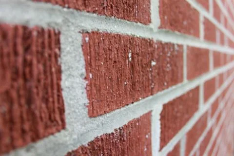 Brick Wall -- Angled Stock Photos