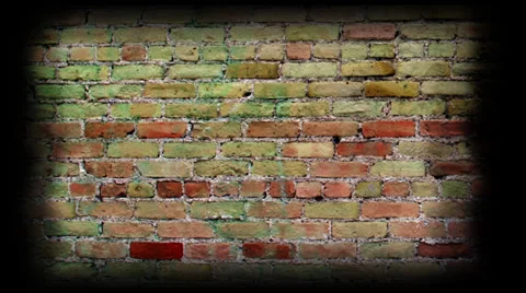 Brick Wall Animation Background Video stock 32328918