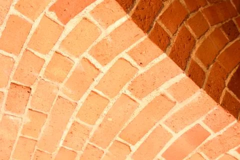 Brick wall arch Stock Photos