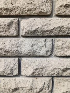 Brick wall architecture block background Stock Photos