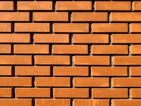 Brick wall architecture block background Stock Photos