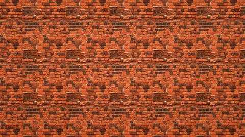 Brick wall background. 3d render illustration Stock Illustration