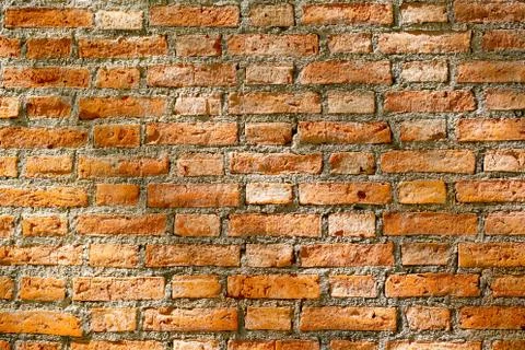 Brick wall background with abstract light Foto stock