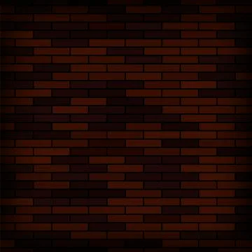 Brick Wall Background. Abstract Red Brick Pattern Stock Illustration