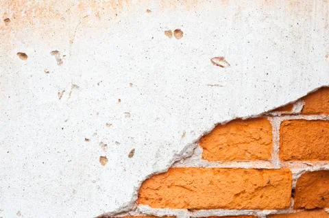 Brick wall background and texture Illustrazione stock