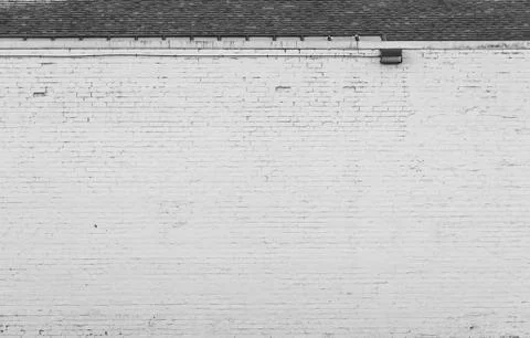 Brick wall background in black and white,ready for product display montage. Stock Photos