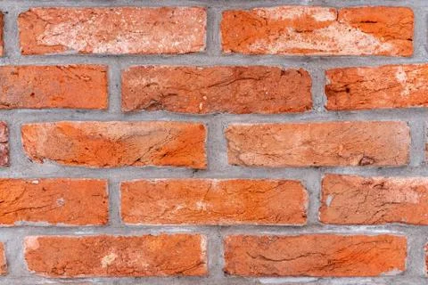 Brick wall background. Brick texture. Stock Photos