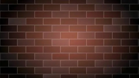 Brick Wall Background Cement Relief Texture Vector Stock Illustration