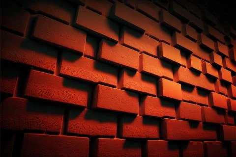 Brick wall background concept design wallpaper Stock Illustration