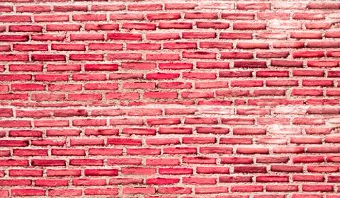 Brick wall background with copy space Foto stock