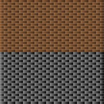 Brick wall background. Flat style. Vector Stock Illustration