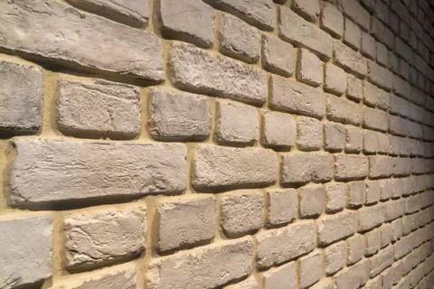 Brick wall background loft style design Foto stock