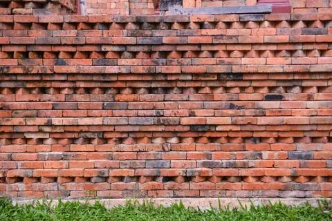 Brick wall background. old brick masonry texture Stock Photos