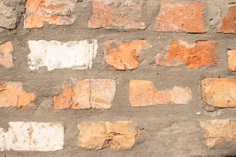 Brick wall background. Old brick wall. Foto stock