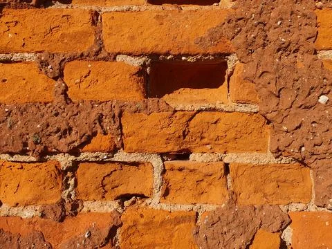 Brick wall background. old brick texture Stock Photos