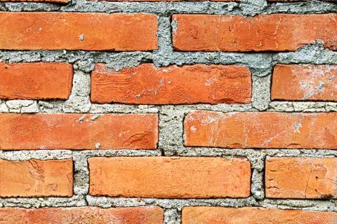 Brick wall, a background or texture Stock Photos