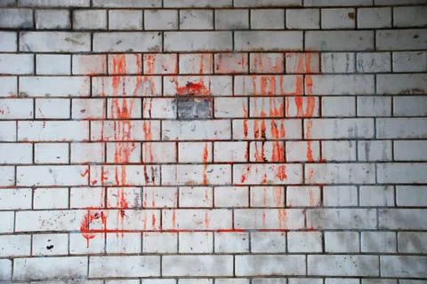 Brick wall background pattern rusty old grunge Stock Photos