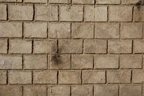 A brick wall as background Stock Photos