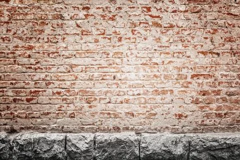 Brick wall background Stock Photos