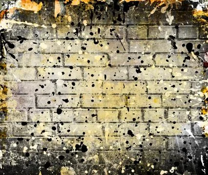 Brick wall background Stock Photos